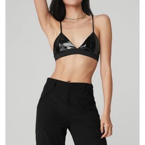 Alo Yoga Vinyl Sleek Bra / S